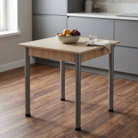 Стіл кухонний Ferrum-decor Агата 75x70x70 Сірий ДСП Сан-Марино 16мм (FRD-105634)