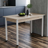 Стіл кухонний Ferrum-decor Беніта 75x120x70 Білий ДСП Сан-Марино 16мм (FRD-105644)