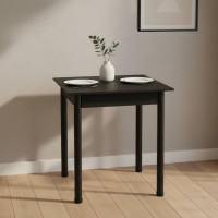 Стол кухонный Ferrum-decor Агата 75x70x70 Черный ДСП Сосна Кембра 16мм (FRD-105674)
