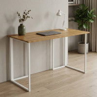 Комп'ютерний стіл Ferrum-decor Ханна 75x140x60 білий ДСП Дуб Артизан 16мм (FRD-106224)