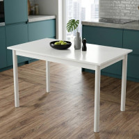 Стол кухонный Ferrum-decor Бенита 75x120x80 Белый ДСП Белое 16мм (FRD-106284)