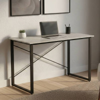 Стіл письмовий Дейв Ferrum-decor 750x1000x600 Чорний метал ДСП Бетон 16 мм (FRD-106434)