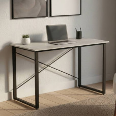 Стіл письмовий Дейв Ferrum-decor 750x1000x600 Чорний метал ДСП Бетон 16 мм (FRD-106434)