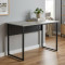 Стіл письмовий Майк Ferrum-decor 75x120x70 Чорний метал ДСП Бетон 32 мм (FRD-106534)