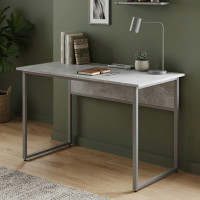 Стіл письмовий Коді Ferrum-decor 75x140x70 Сірий метал ДСП Бетон 32 мм (FRD-106614)