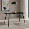 Стол кухонный Марсель 40 Ferrum-decor 75x120x60 Черный металл ДСП Сосна Кембра 16 мм (FRD-106754)
