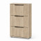 Тумба для взуття з ящиками LION ТО-2 70,4x28,2x123,4 см Дуб Сонома (LION-045344)