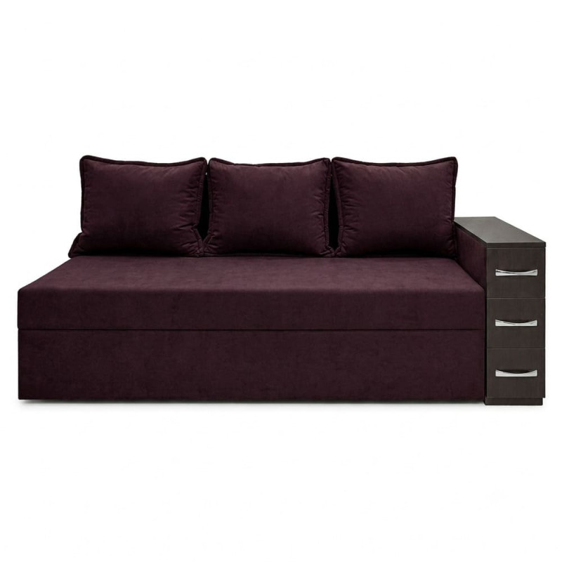 Ортопедичний диван Мекко Compact 2200×960 Gold II категорія Allure Premium Beet (MEK-161631)