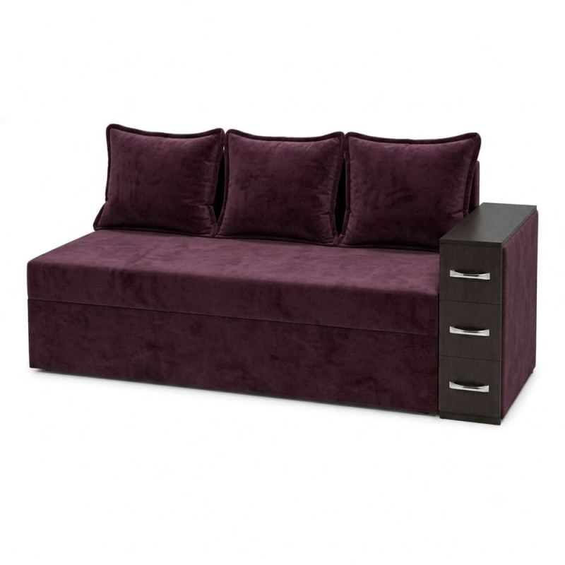 Ортопедичний диван Мекко Compact 2200×960 Gold II категорія Allure Premium Beet (MEK-161631)