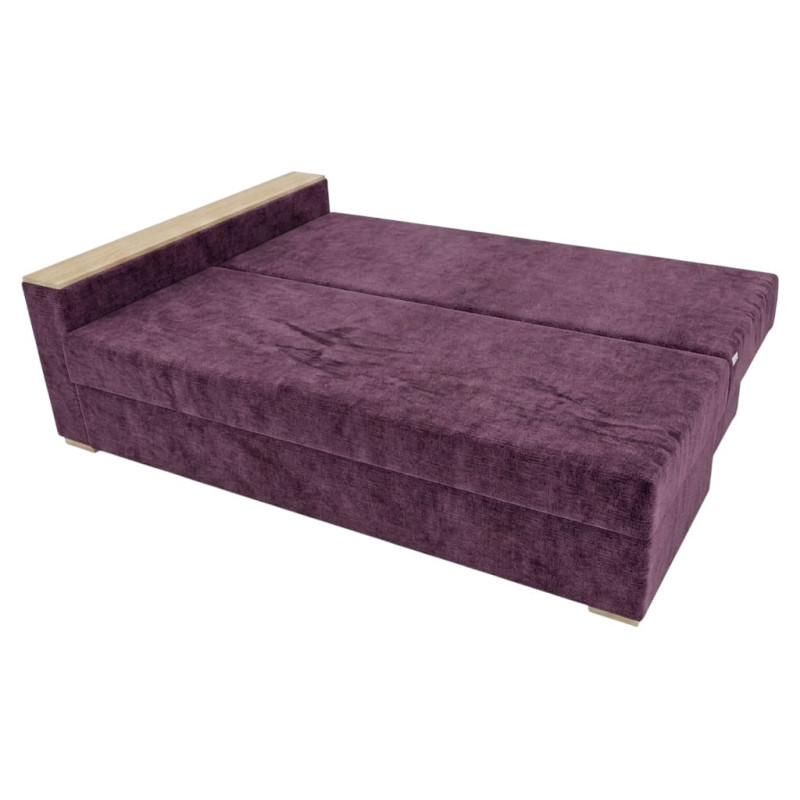 Кутовий ортопедичний диван Мекко Cube 2250×1430 Gold IV категорія Bestseller Plum (MEK-161551)