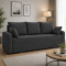 Диван розкладний ортопедичний Мекко Wilson 1950х1450 мм Pocket Spring Cocos IV категорія Bestseller Dark Grey (MEK-161231)