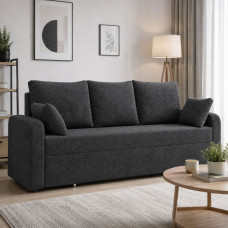 Диван розкладний ортопедичний Мекко Wilson 1950х1450 мм Pocket Spring Cocos IV категорія Bestseller Dark Grey (MEK-161231)