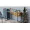 Комп'ютерний стіл Ferrum-decor Дакота 75x120x60 чорний ДСП Дуб Артизан 16 мм (FRD-107268)