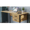 Комп'ютерний стіл Ferrum-decor Дакота 75x120x60 чорний ДСП Дуб Артизан 16 мм (FRD-107268)