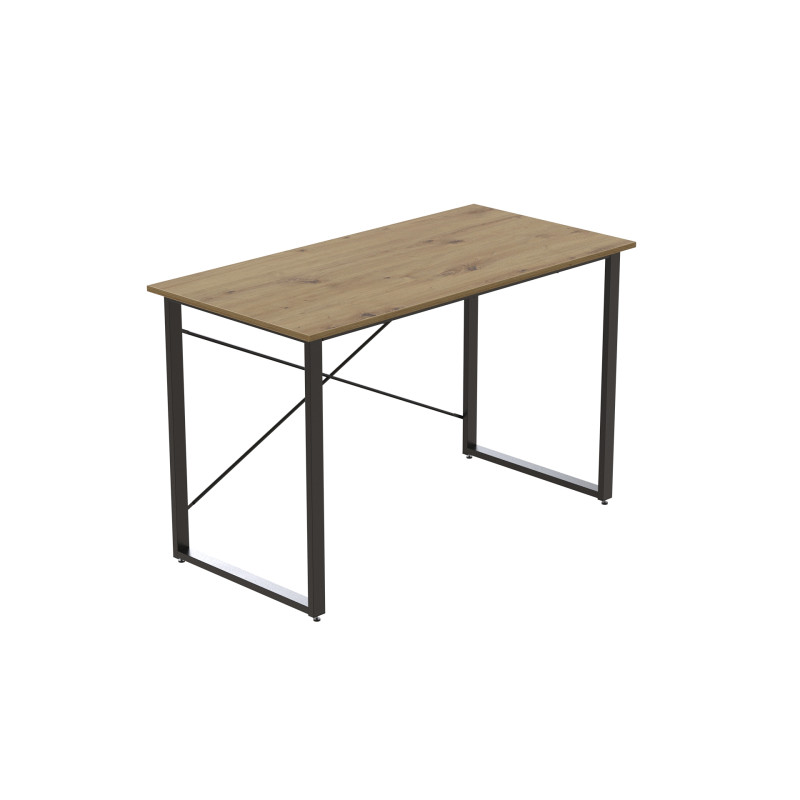 Комп'ютерний стіл Ferrum-decor Дейв 75x120x70 чорний ДСП Дуб Артизан 32 мм (FRD-107048)