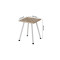 Табурет Ferrum-decor 430x320x320 Білий метал ДСП Дуб Сан-Марино 16 мм (FRD-106918)