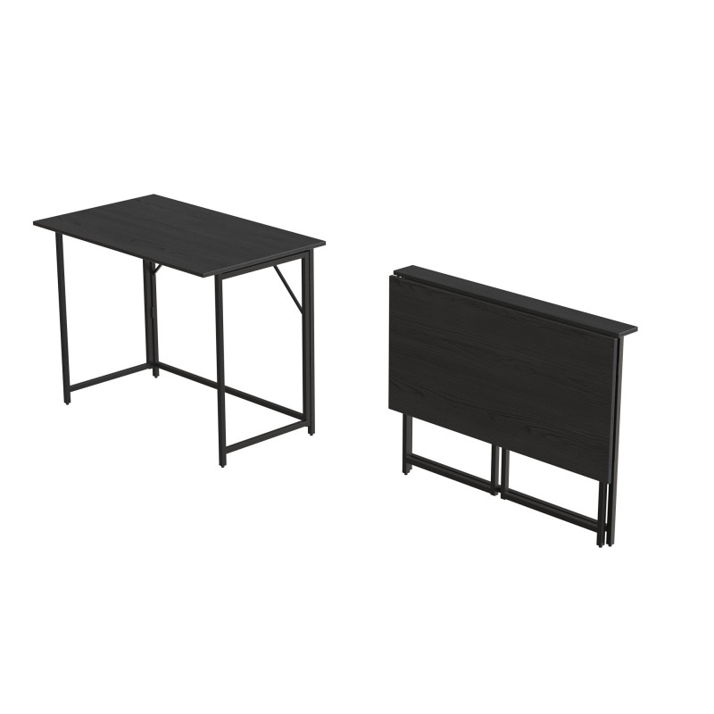 Стіл розкладний Морис 900 Ferrum-decor 750x900x600 Чорний метал (FRD-107318)