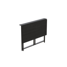 Стіл розкладний Морис 900 Ferrum-decor 750x900x600 Чорний метал (FRD-107318)