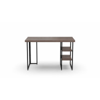 Стіл письмовий Кевин Ferrum-decor 75x120x60 Чорний метал ДСП Дуб Кремона Канолло 32 мм (FRD-108018)