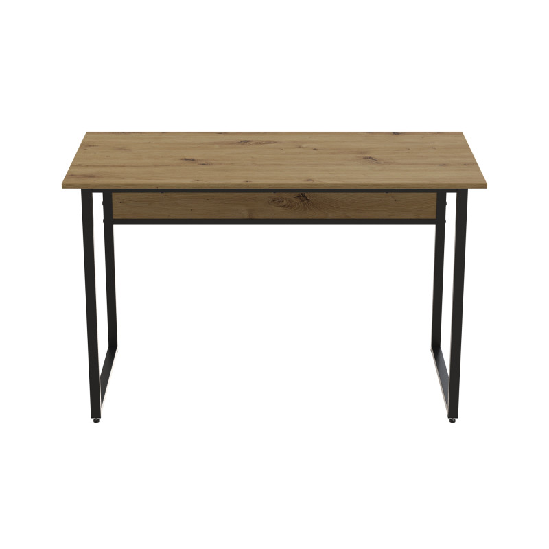 Комп'ютерний стіл Ferrum-decor Коди 75x140x60 чорний ДСП Дуб Артизан 32 мм (FRD-107198)