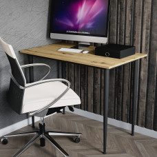 Універсальний стіл Prime Ferrum-decor 750x1200x700 Чорний метал ДСП Дуб Артизан 16 мм (FRD-107668)