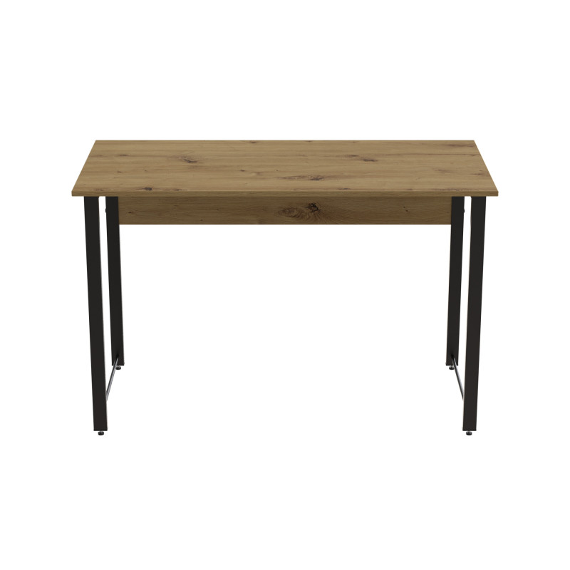 Комп'ютерний стіл Ferrum-decor Курт 75x100x60 чорний ДСП Дуб Артизан 32 мм (FRD-107138)