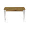 Комп'ютерний стіл Ferrum-decor Курт 75x140x60 білий ДСП Дуб Артизан 32 мм (FRD-107158)