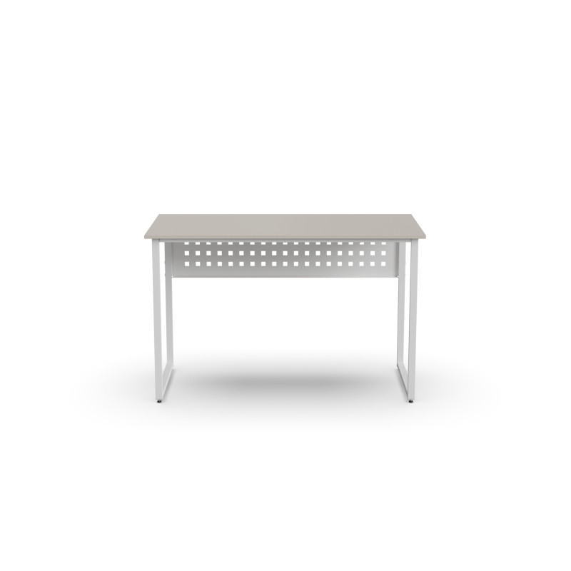 Стіл письмовий Майк Ferrum-decor 75x140x70 Білий метал ДСП Кашемір 16 мм (FRD-108328)