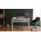 Стіл письмовий Майк Ferrum-decor 75x100x60 Білий метал ДСП Кашемір 16 мм (FRD-108298)