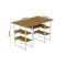 Комп'ютерний стіл Ferrum-decor Тім 75x140x70 білий ДСП Дуб Артизан 32 мм (FRD-106958)