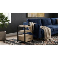 Тумба универсальная Ferrum-decor Вивьен 1/1 50x41x40 черный ДСП Дуб Кремона Торро 16мм (FRD-107808)
