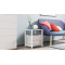 Тумба універсальна Ferrum-decor Вів'єн 2/2 50x41x40 білий ДСП Бетон 16 мм (FRD-106928)