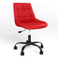 Кресло на роликах Новый Стиль NICOLE GTS (J) MB61 SQR P ECO-90 (Красный) (NWS-121989)