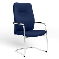 Крісло офісне Новий Стиль VISION CF CHROME CN-210 (Темно-синій) (NWS-127171)