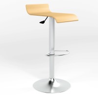 Барний стілець Новий Стиль LATINA CHROME ECO-01 (Бежевий) (NWS-121412)