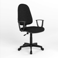 Крісло офісне поворотне Новий Стиль PRESTIGE II GTP CPT PL56 C-11 (Чорний) (NWS-124472)