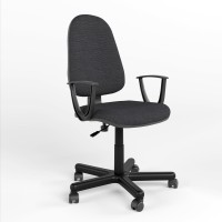 Крісло офісне поворотне Новий Стиль PRESTIGE II GTP PM60 P C-38 (Антрацит) (NWS-124422)