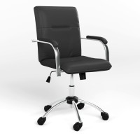 Крісло офісне поворотне Новий Стиль SAMBA GTP P ECO-30 (Чорний) (NWS-124732)