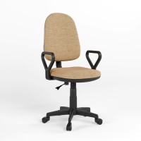 Крісло офісне поворотне Новий Стиль STANDART GTP PL56 C-25 (Бежево-жовтий) (NWS-124792)