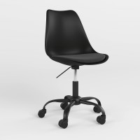 Крісло на роликах поворотне Новий Стиль ASTI SOFT GTS (J) MB61 (BOX-1) P PL-19 (Чорний) (NWS-123136)