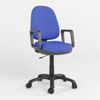 Кресло операторское поворотное Новый Стиль COMFORT GTP STOPKI C-14 (Синий) (NWS-123366)