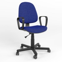Крісло операторське поворотне Новий Стиль FOREX GTP PM60 C-14 (Синій) (NWS-123416)