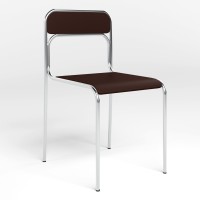 Стул офисный Новый Стиль ASCONA CHROME V-3 (Коричневый) (NWS-127197)