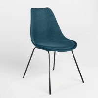 Стілець обідній Новий Стиль ASTI 4AL SOFT BLACK (BOX-1) PL-13 (Синій) (NWS-127337)