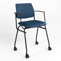 Стул офисный Новый Стиль ISIT ARM BLACK RMH (BOX-2) V-15 (Синий) (NWS-128037)