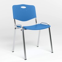 Стілець офісний Новий Стиль ISO-17 CHROME K31 K-31 (Синій) M (NWS-127787)