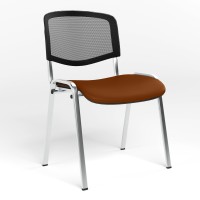 Стілець офісний Новий Стиль ISO NET CHROME OH-5 V-49 (Охра) M (NWS-127827)