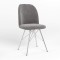 Стул на раме MILANA 4LX CHROME (BOX-1) LN SORO-93 (Серый) (NWS-128847)