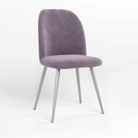 Стул обеденный Новый Стиль MILANA HN ALU (BOX-1) LN SORO-65 (Фиолетовый) (NWS-128747)