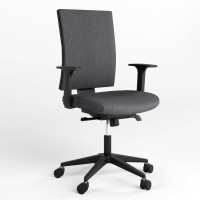 Крісло офісне поворотне Новий Стиль NAVIGO R BLACK ST PL70 CSE-13 (Темно-сірий) (NWS-126537)
